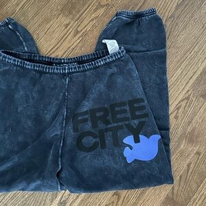 FREE CITY charcoal sweatpants
